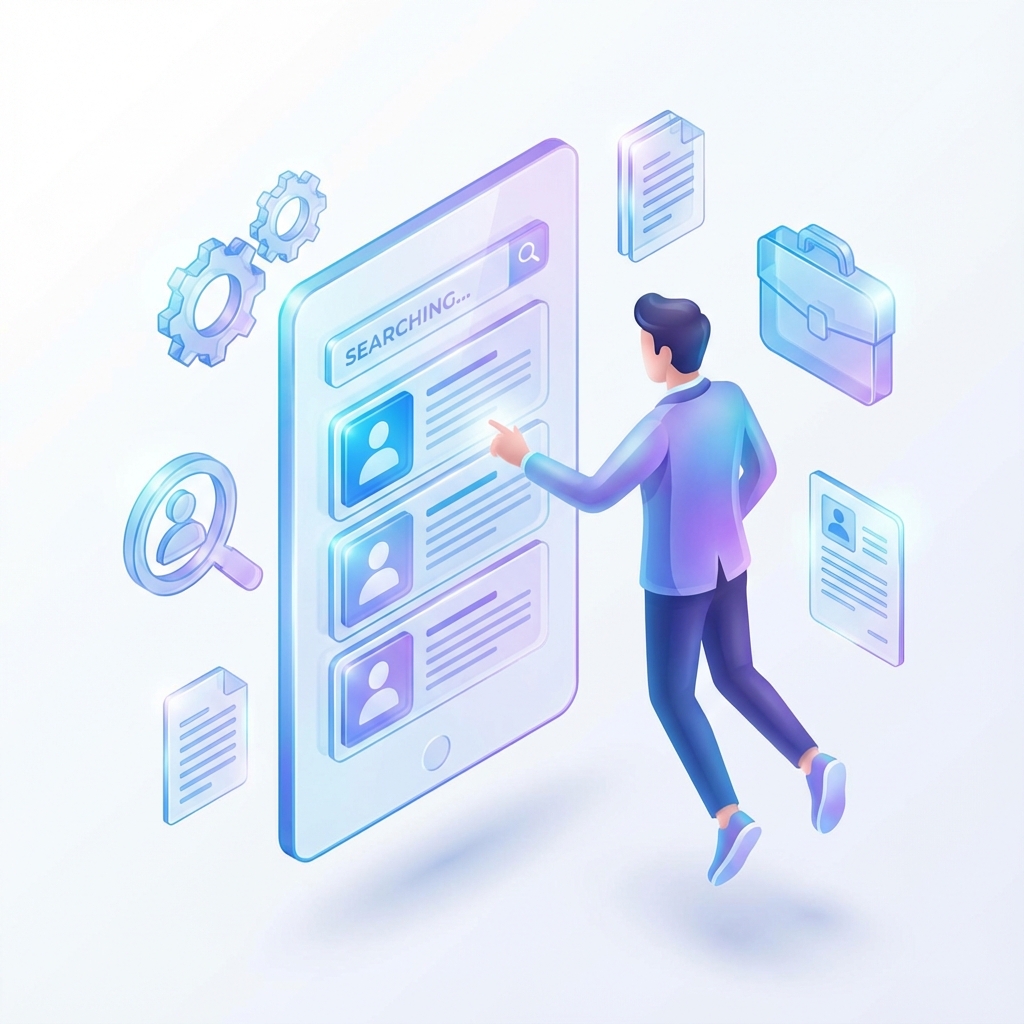 Job Search Illustration